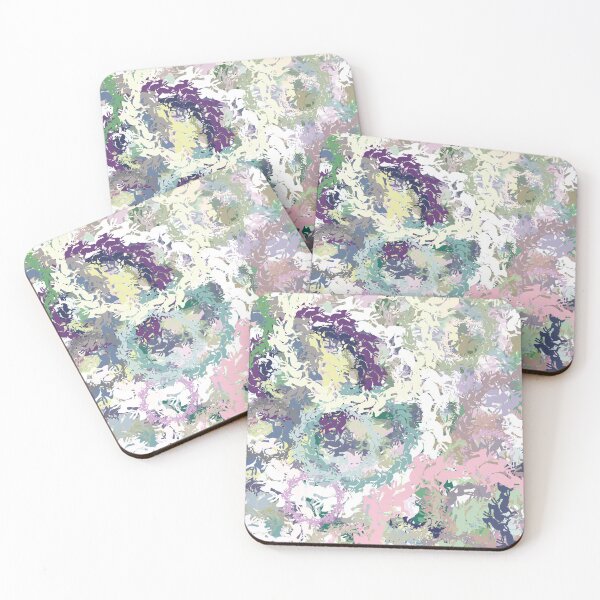 Item preview, Random Rabbits - abstract dark pastel rabbit pattern designed and sold by aeolia.