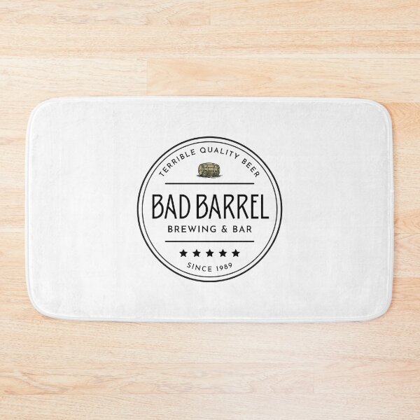 Item preview, Bad Barrel Brewing and Bar Ironic Funny Beer Design  designed and sold by RetroDesignsNW.