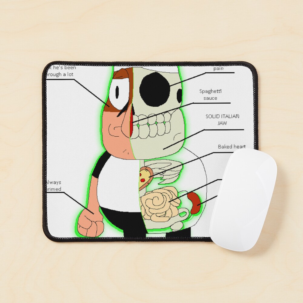 ANATOMY Pizza Tower - Peppino | iPad Case & Skin