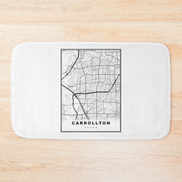Item preview, Carrollton Map designed and sold by Tamas Das.