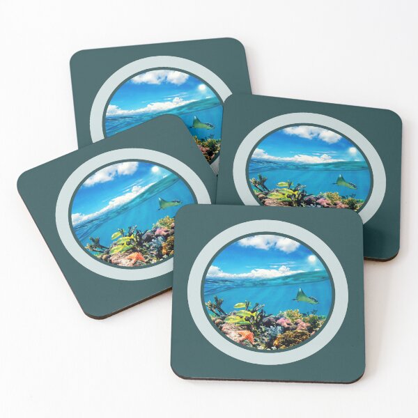 Item preview, Ocean Portal Print. For an ocean lover, for a marine biologist, for a scuba diver. designed and sold by Wentoo.