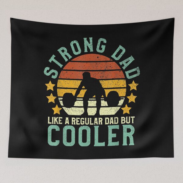 Item preview, Strong Dad Like A Regular Dad But Cooler Funny Father's Day Workout Weightlifting Dad designed and sold by GeorgiHeyward.