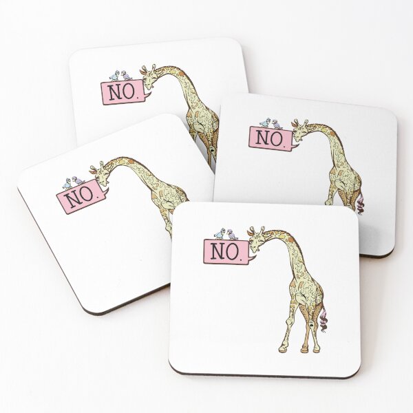 Item preview, Sorry, My Fictional Giraffe Says No - Colorful designed and sold by hojhojart.