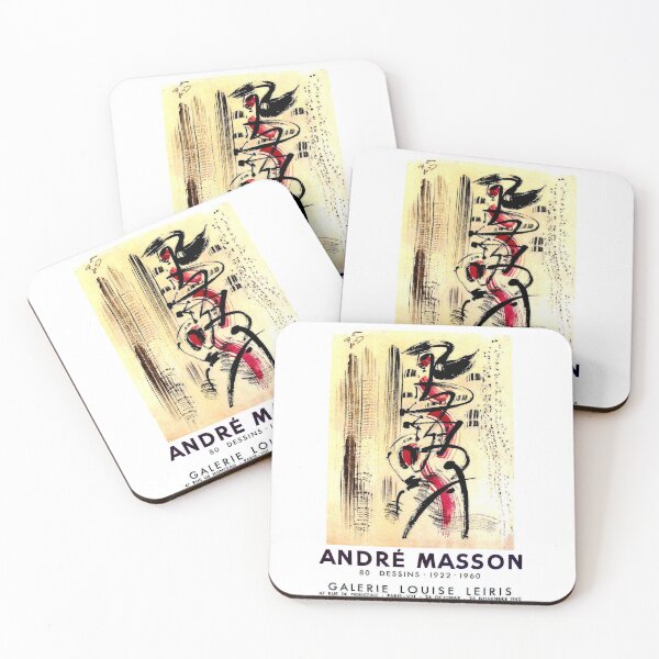 Item preview, ANDRE MASSON : Vintage 1960 Art Gallery Advertising Print designed and sold by posterbobs.