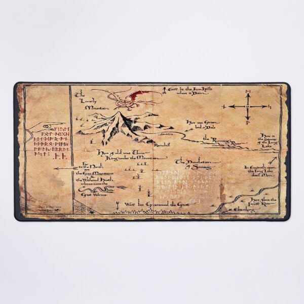 Item preview, map of the lonely mountain, Erebor designed and sold by Believes Inmiracle.