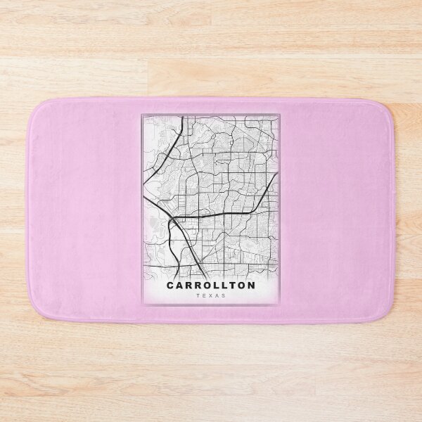 Item preview, Minimalist Carrollton Map designed and sold by Tamas Das.