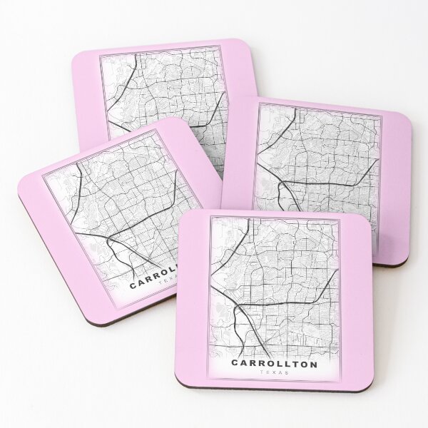 Item preview, Minimalist Carrollton Map designed and sold by Tamas Das.