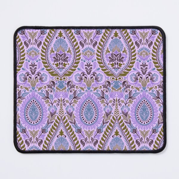 Item preview, Garden Flowers and Paisley Patterns -  lilac Background designed and sold by SemDesigns1.