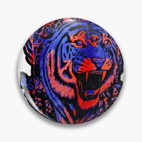Item preview, blue red tiger   designed and sold by dig0khull0.