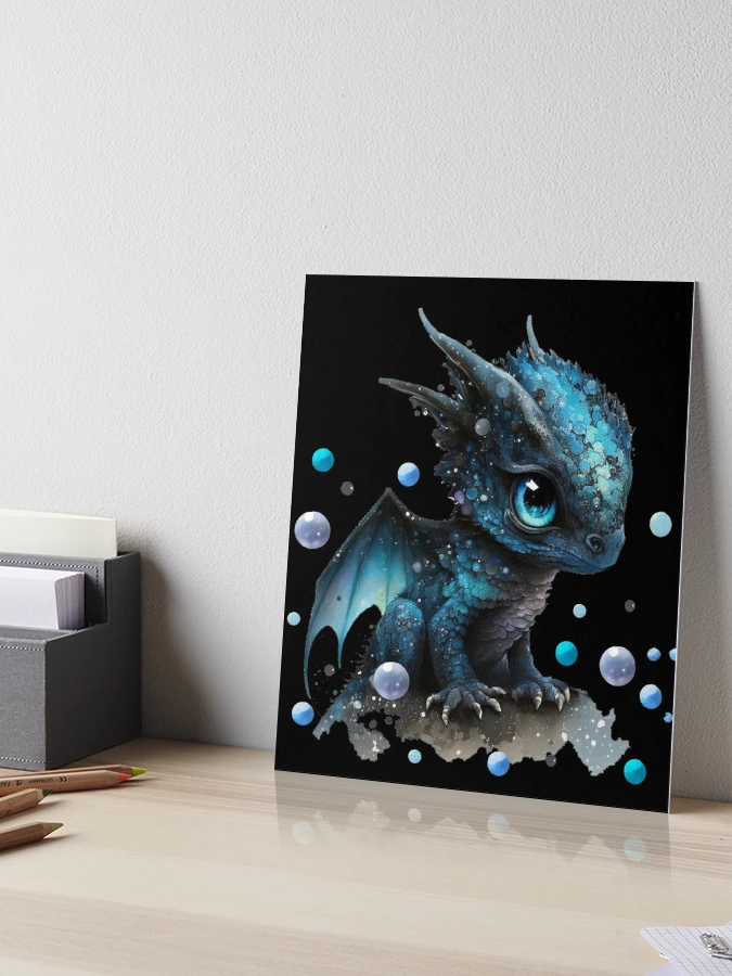 DIY Magnetic Artwork Display - Sleepy Little Dragon