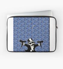 Blue Goyard Monopoly Laptop Sleeve