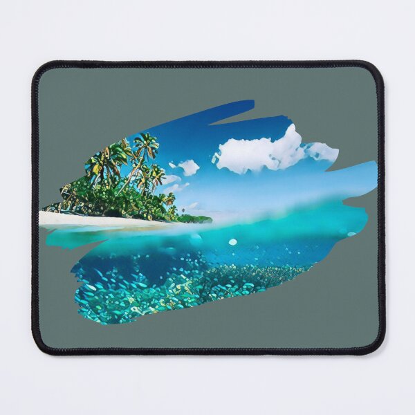 Item preview, Tropical Island Vibes Print. For an ocean lover, for a surfer, for a beach bum. designed and sold by Wentoo.