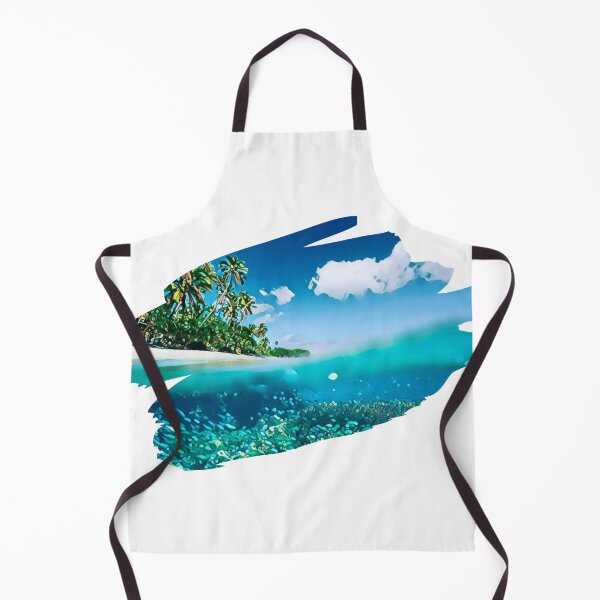 Item preview, Tropical Island Vibes Print. For an ocean lover, for a surfer, for a beach bum. designed and sold by Wentoo.