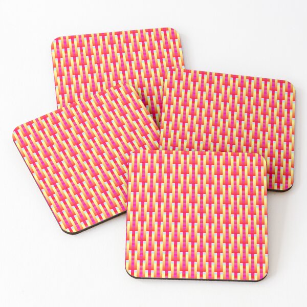 Item preview, Bright red geometric pattern | abstract red pattern designed and sold by lausn.