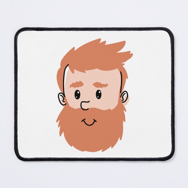 Item preview, Iconic Gay Bear Sticker: Portrait of a Fluffy Bearded Man designed and sold by ItalianCub.