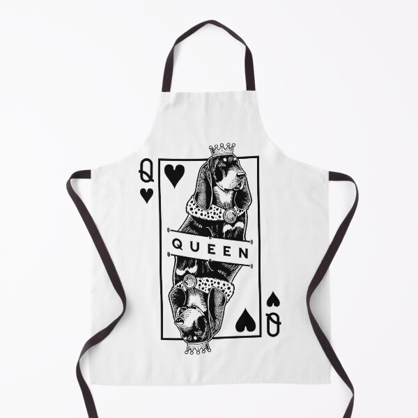 Item preview, Black and Tan Coonhound Queen Of Hearts Dog Lover Pop Art designed and sold by GrandeDuc.