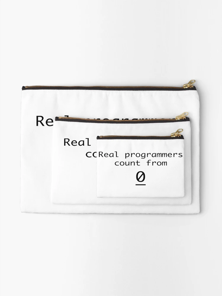 Thumbnail 2 of 4, Zipper Pouch, Real Programmers designed and sold by KeepOnCoding.