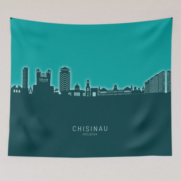 Item preview, Chisinau Moldova Skyline designed and sold by ArtPrints.