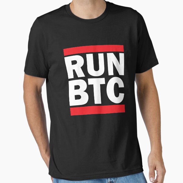 Item preview, RUN BTC designed and sold by cryptees.