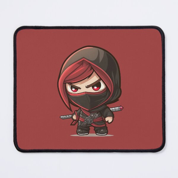 Item preview, Cute Kawaii Chibi Ninja with Tough Attitude designed and sold by Jarmo Piironen.