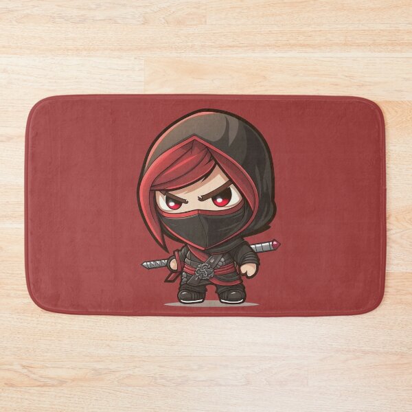 Item preview, Cute Kawaii Chibi Ninja with Tough Attitude designed and sold by Jarmo Piironen.