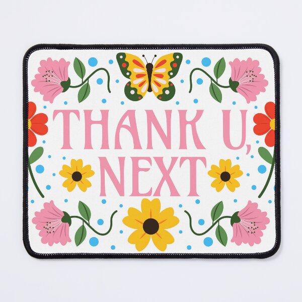 Item preview, Thank U, Next - Floral Typography - Thank You Next designed and sold by Millusti.