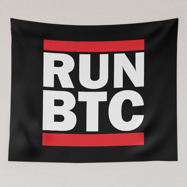 Item preview, RUN BTC designed and sold by cryptees.