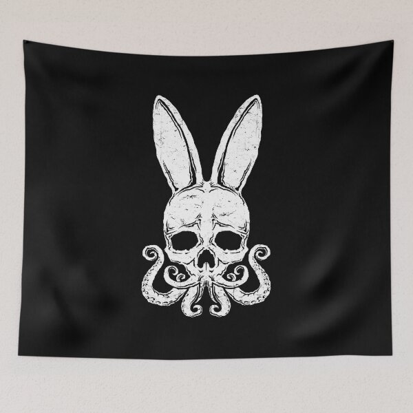 Item preview, Hell Bunny Octopus Skull Blk designed and sold by HexOne.
