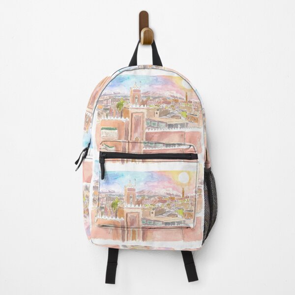 Item preview, Marrakech View of Walls and Rooftops in Afternoon Sun designed and sold by artshop77.