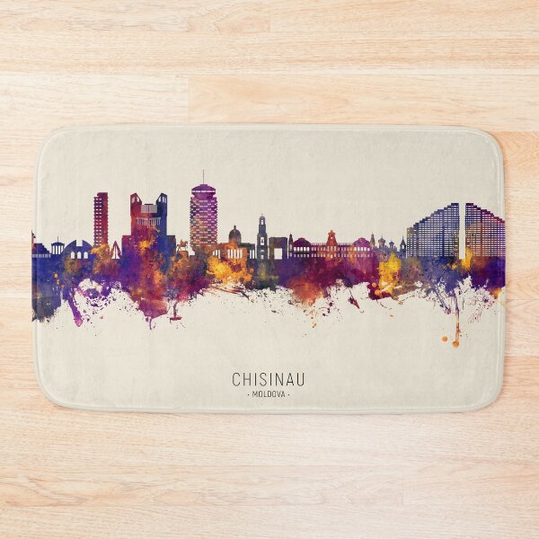Item preview, Chisinau Moldova Skyline designed and sold by ArtPrints.