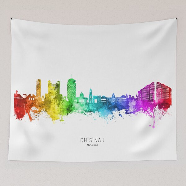 Item preview, Chisinau Moldova Skyline designed and sold by ArtPrints.
