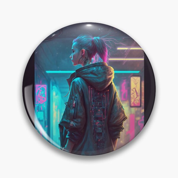 Item preview, Cyberpunk Girl designed and sold by SMCLN.