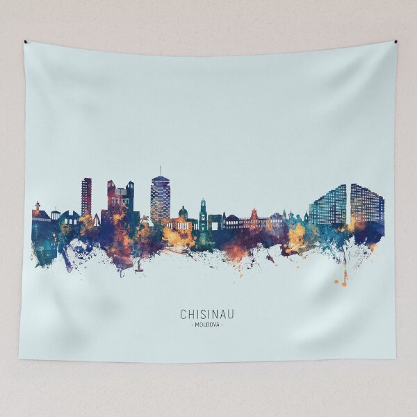 Item preview, Chisinau Moldova Skyline designed and sold by ArtPrints.