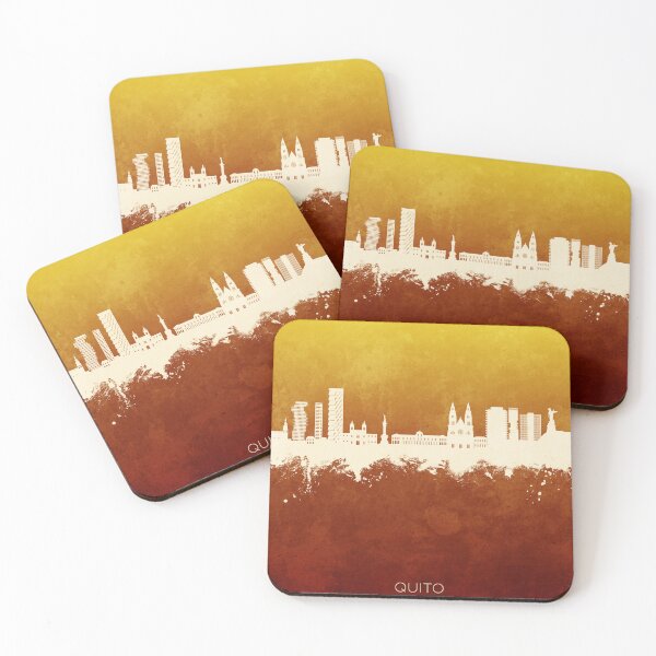 Item preview, Quito Ecuador Skyline designed and sold by ArtPrints.