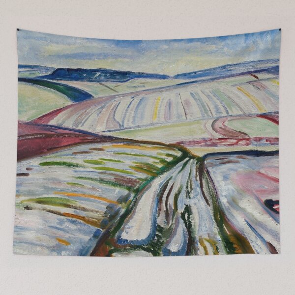 Item preview, Edvard Munch -Field in Snow in HD by Edvard Munch designed and sold by superbling.