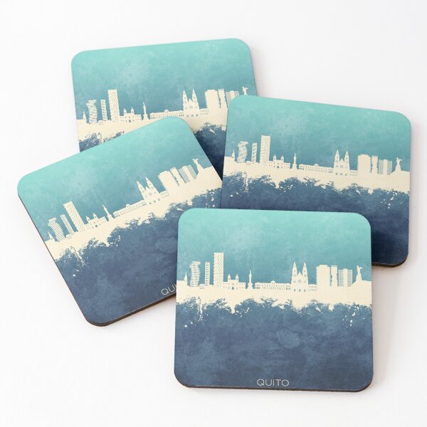 Item preview, Quito Ecuador Skyline designed and sold by ArtPrints.