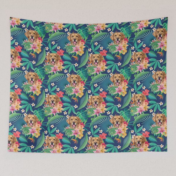 Item preview, Tropical Golden Retriever 2 designed and sold by lulupetart.