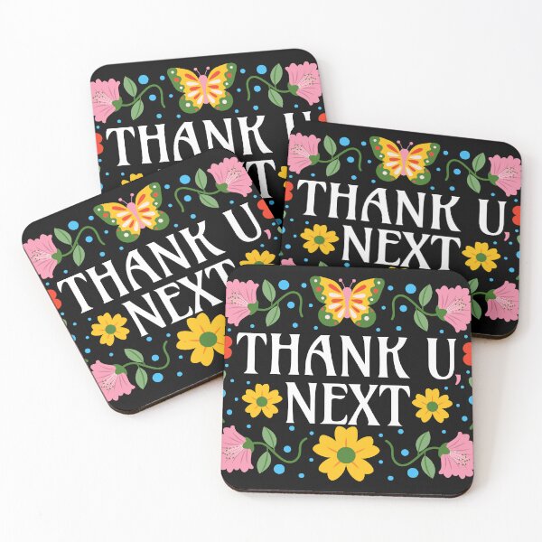 Item preview, Thank U, Next - White Text - Spring Flowers - Thank You Next designed and sold by Millusti.