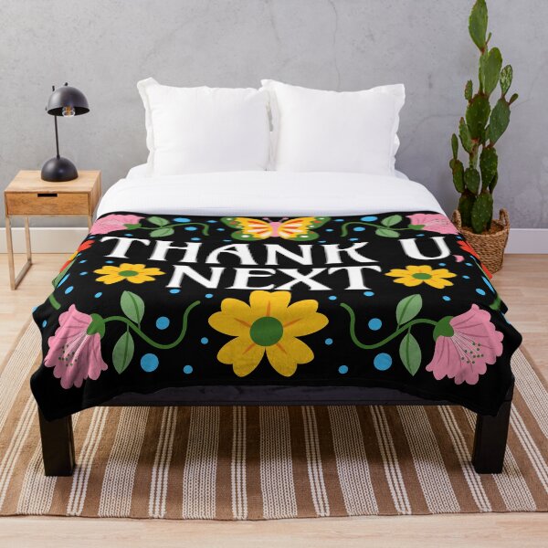 Item preview, Thank U, Next - White Text - Spring Flowers - Thank You Next designed and sold by Millusti.