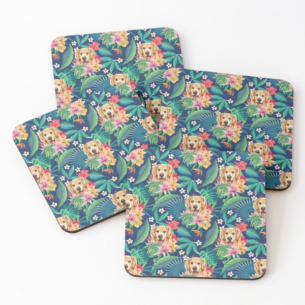 Item preview, Tropical Golden Retriever 3 designed and sold by lulupetart.