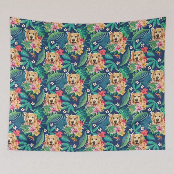 Item preview, Tropical Golden Retriever 3 designed and sold by lulupetart.