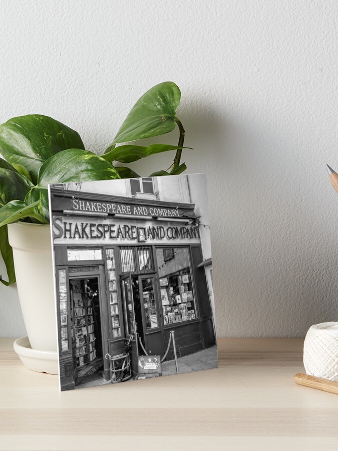 Shakespeare and Company Bookstore Art Print