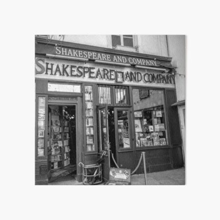Shakespeare and Company Bookstore Art Print