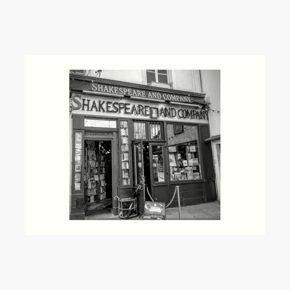 Photo of Shakespeare and Company Bookstore Paris Photograph 