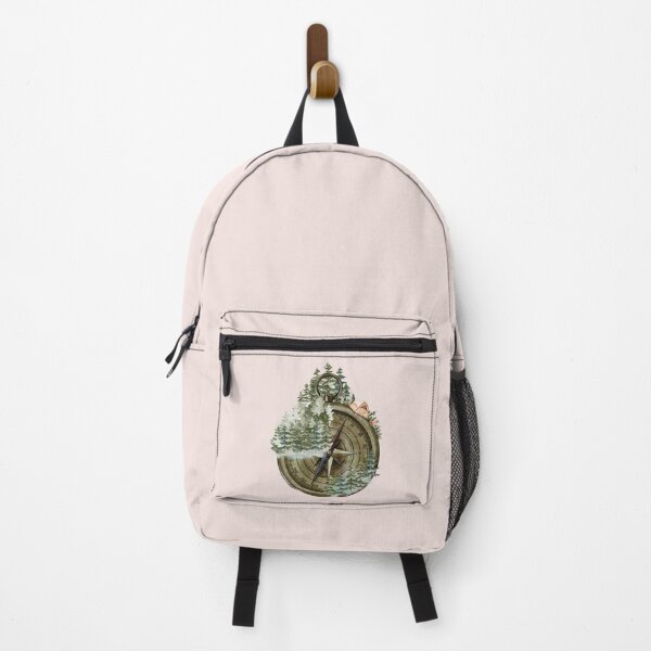 Item preview, Pine Forest Wanderlust Compass designed and sold by Nature Hues.