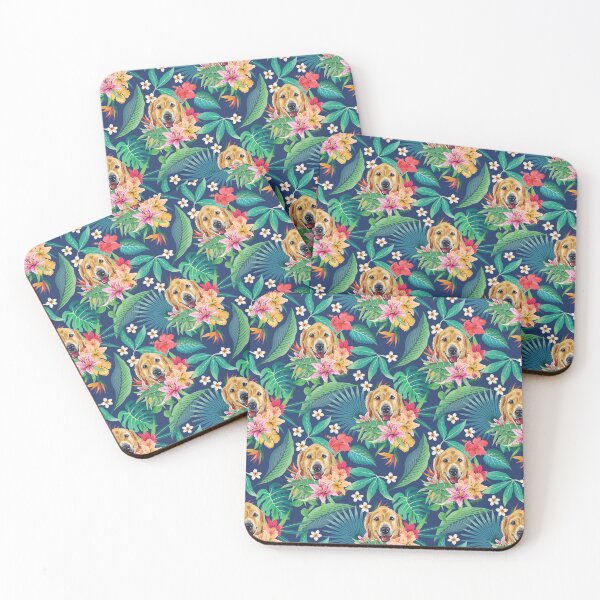 Item preview, Tropical Golden Retriever 4 designed and sold by lulupetart.