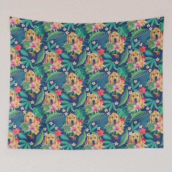 Item preview, Tropical Golden Retriever 4 designed and sold by lulupetart.
