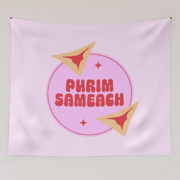 Item preview, Purim Sameach | Hamentaschen Illustration Sticker designed and sold by MorahFish.