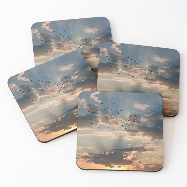 Item preview, Summer Clouds Sticker designed and sold by The Happiness Market .
