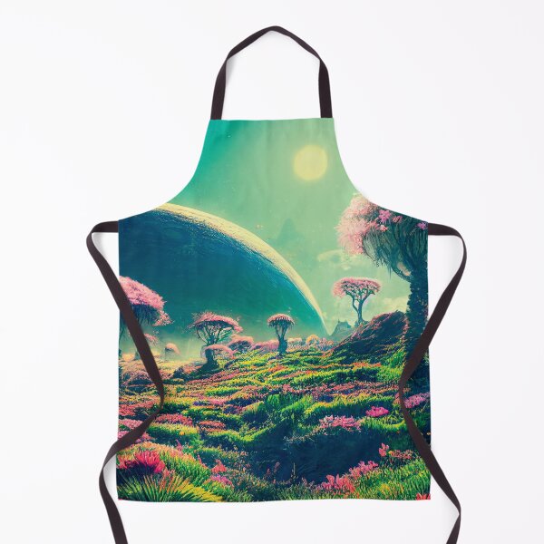 Item preview, a painting of a landscape with trees and flowers designed and sold by DesignAtYO.